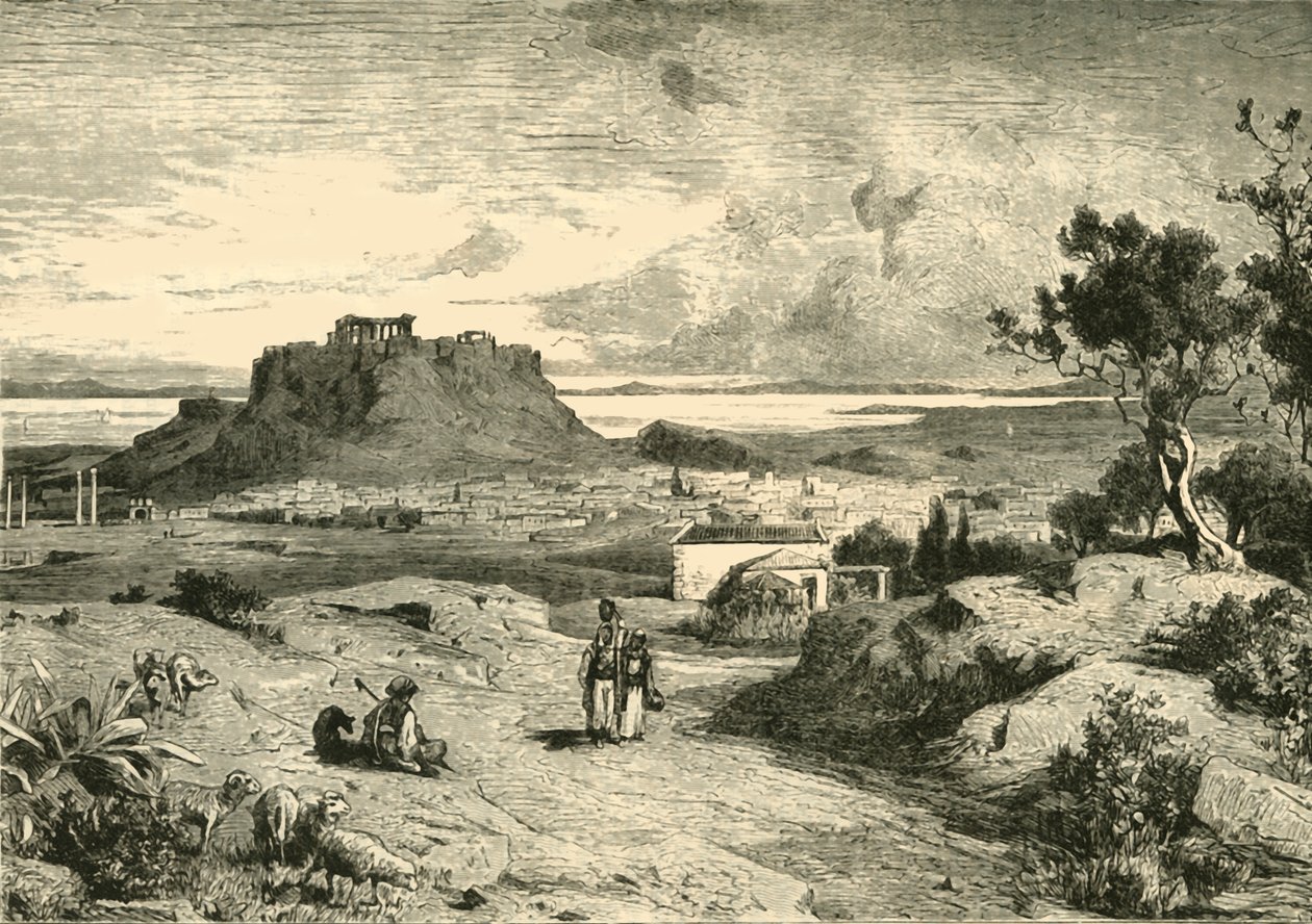 Athén, 1890. alkotó: Unbekannt