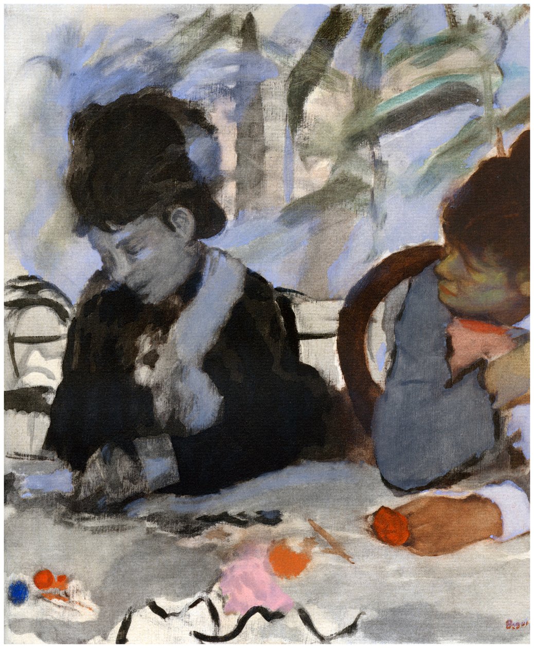 Au Cafe, c1877-1880 1958 alkotó: Unbekannt