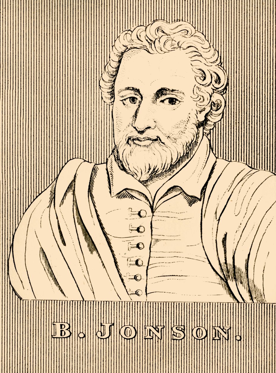 B. Jonson, c1572-1637, 1830. alkotó: Unbekannt