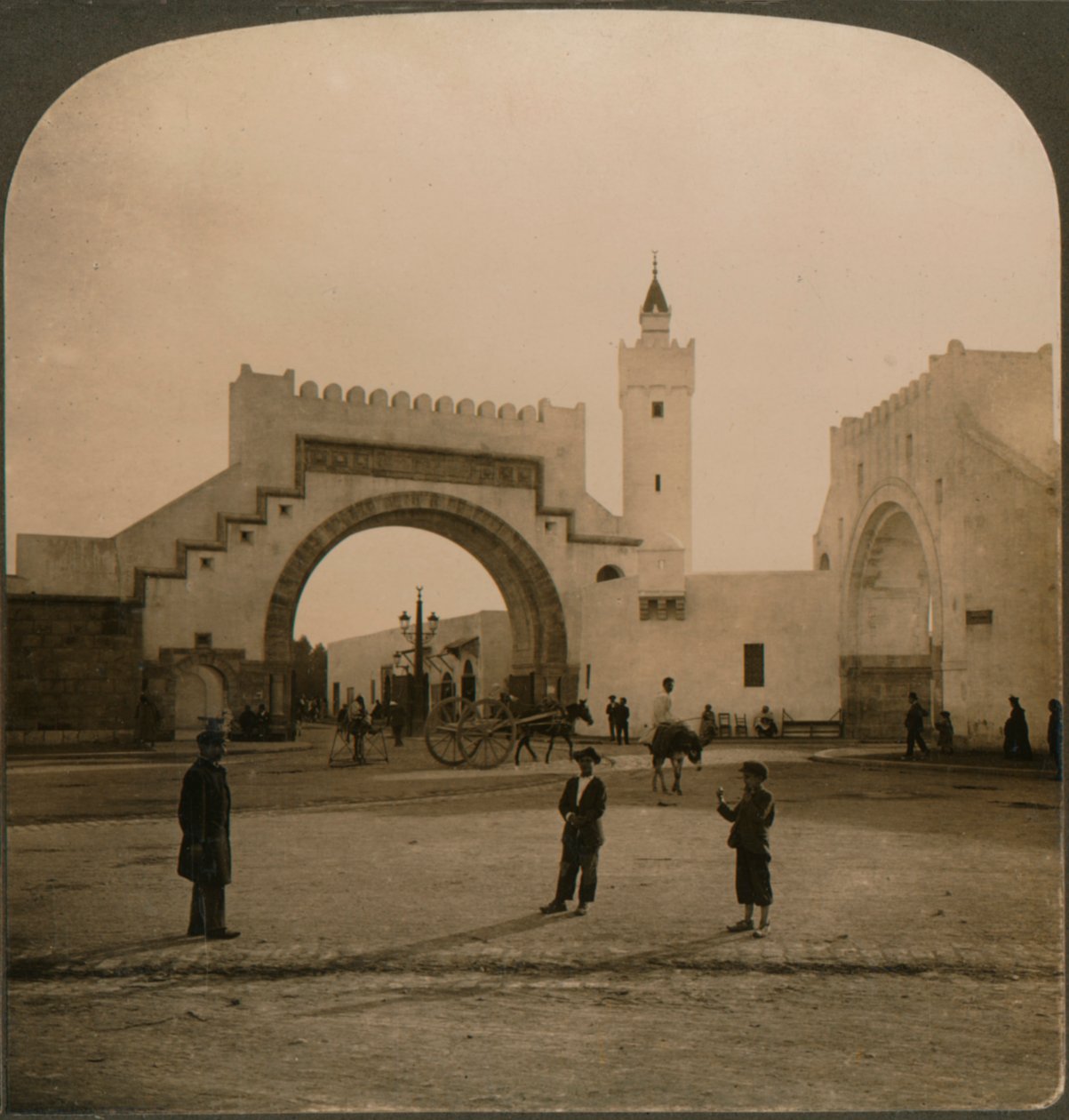 Bab Al Hadhra, Tunisz, Tunézia, 1901 alkotó: Unbekannt