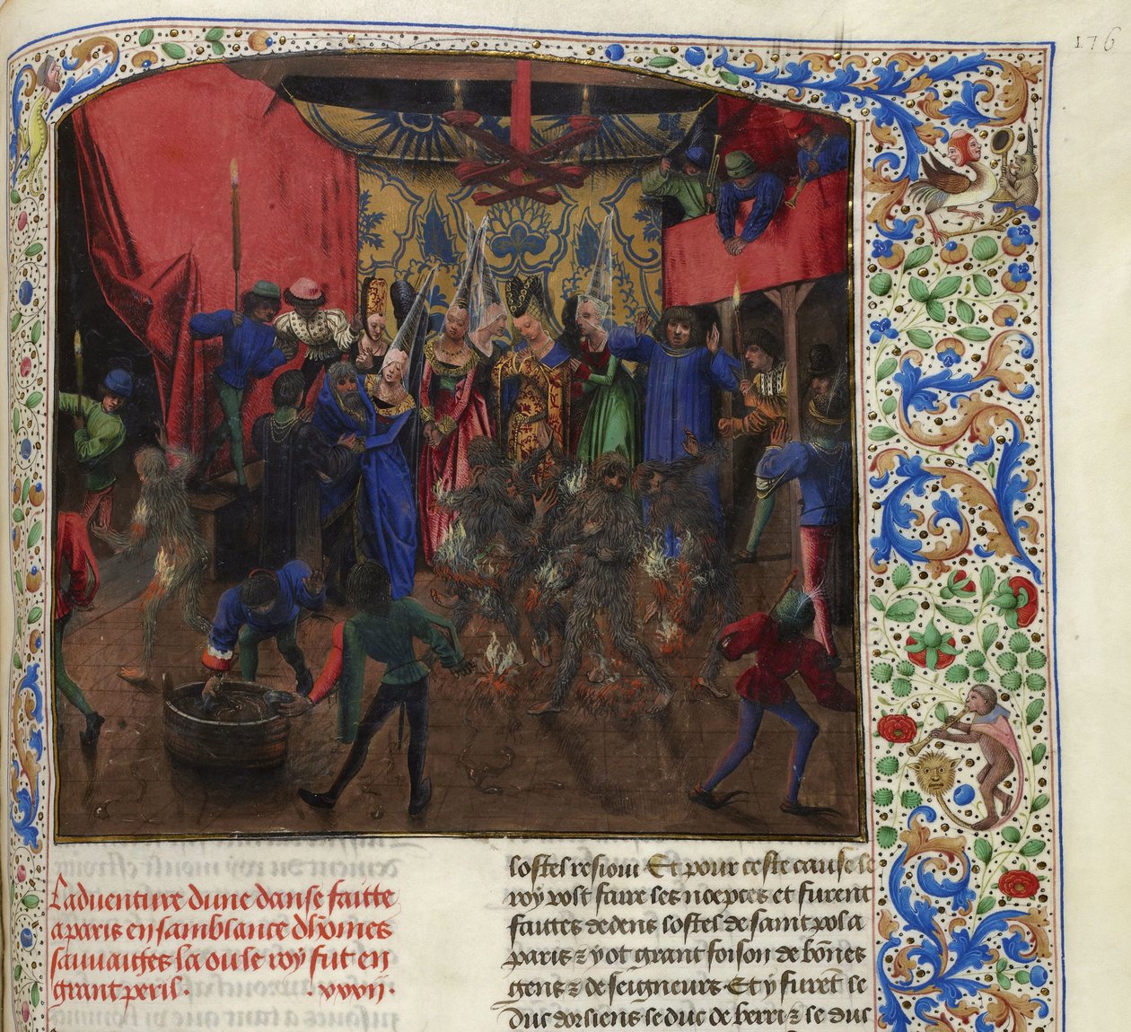 Bal des Ardents, kb. 1470-1475. alkotó: Unbekannt