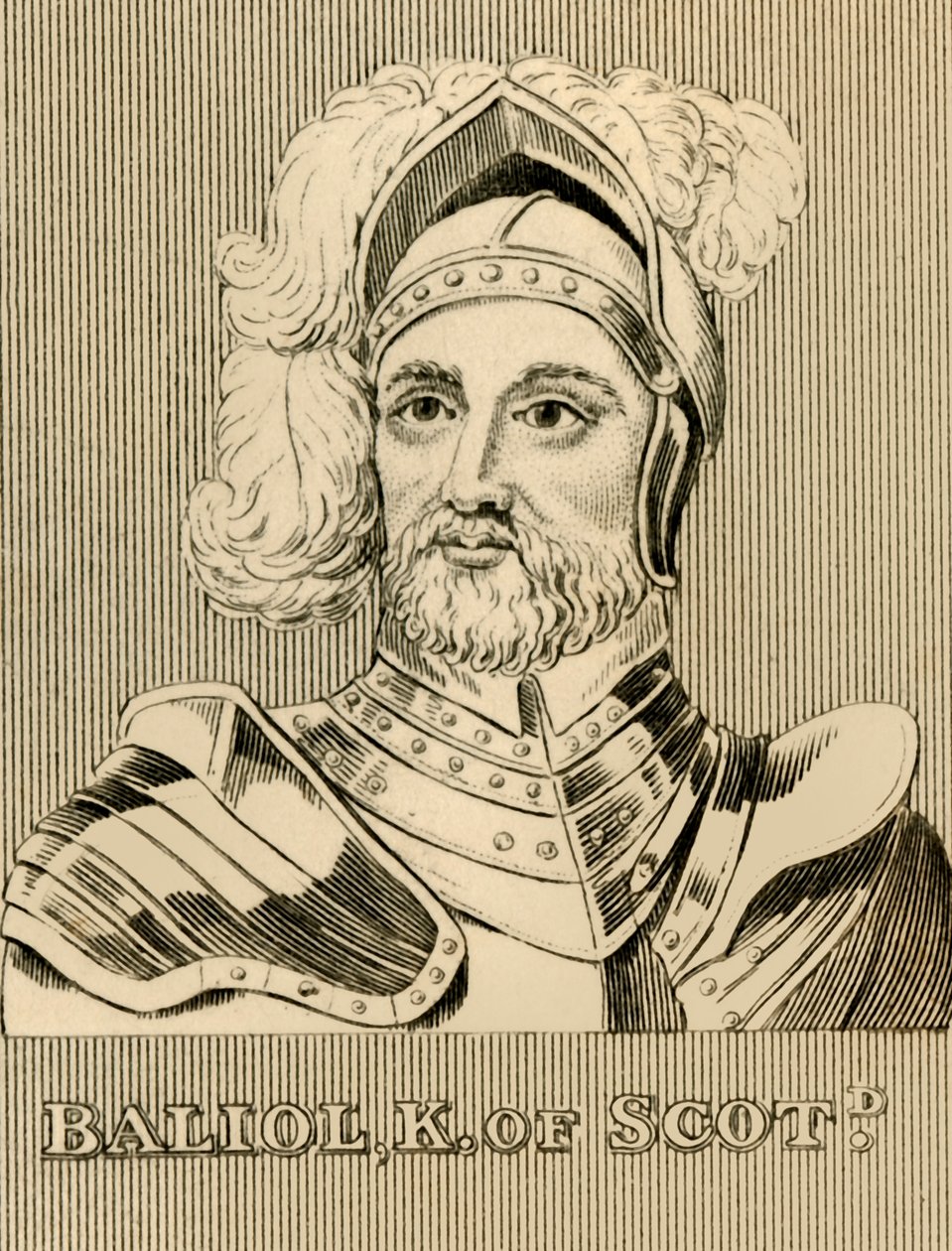 Baliol, K. skót, 1249-1314, 1830. alkotó: Unbekannt