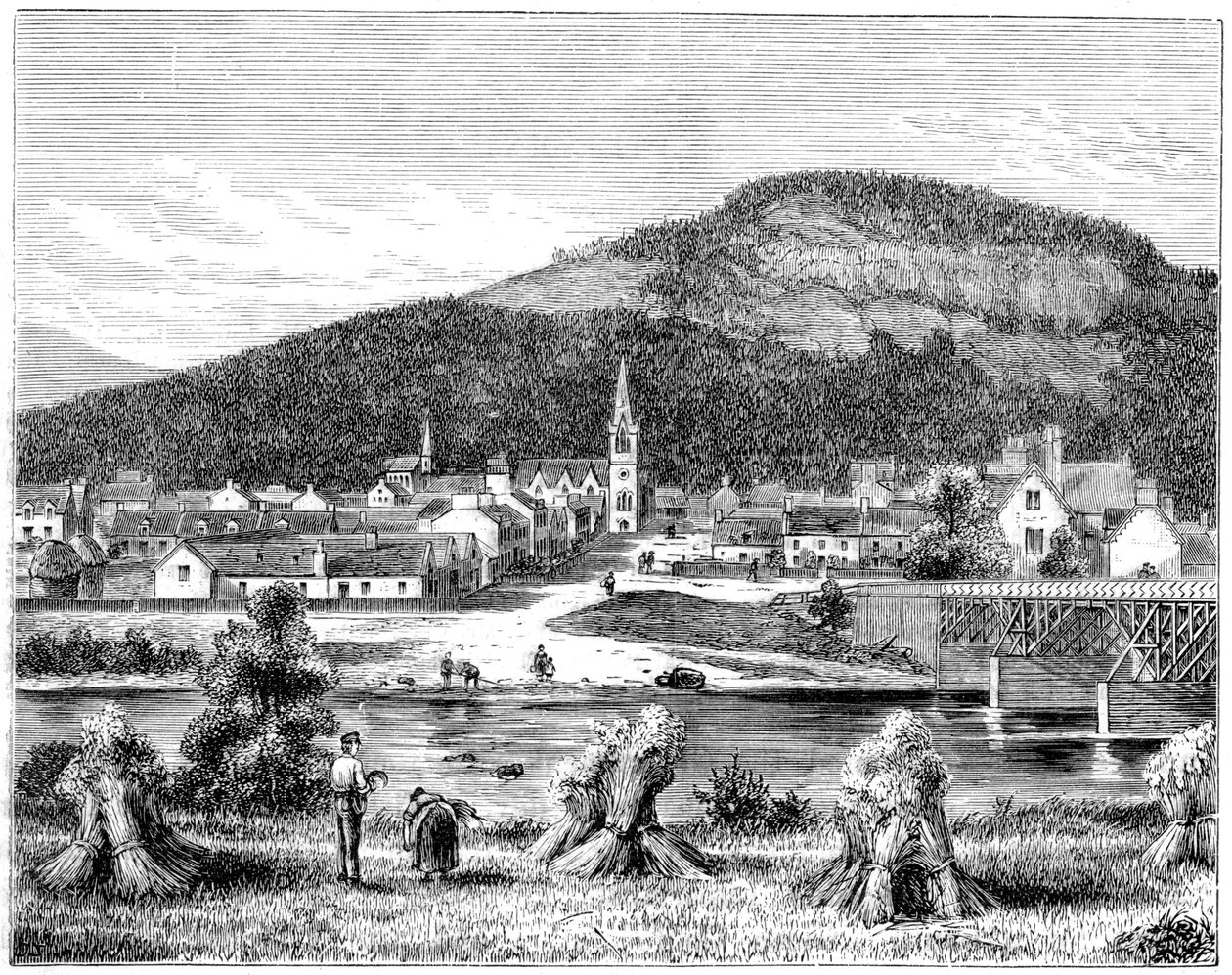 Ballater, Royal Deeside, Skócia, 1900 alkotó: Unbekannt