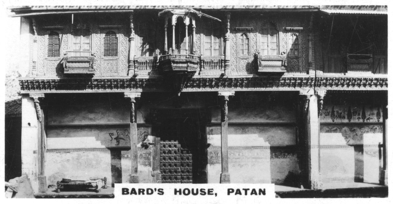 Bards House, Patan, India, 1925 alkotó: Unbekannt