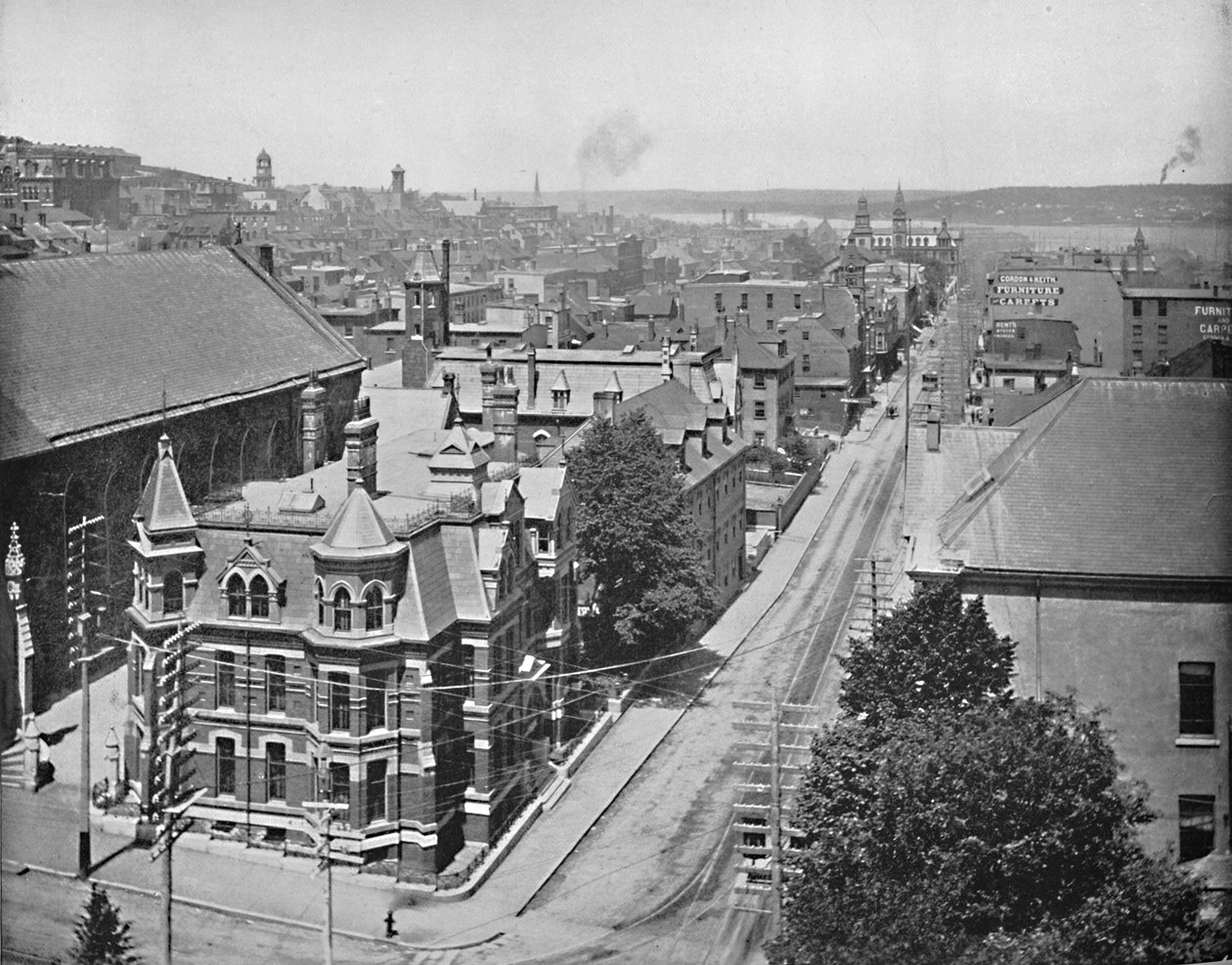 Barrington Street, Halifax, Nova Scotia, 1897. alkotó: Unbekannt