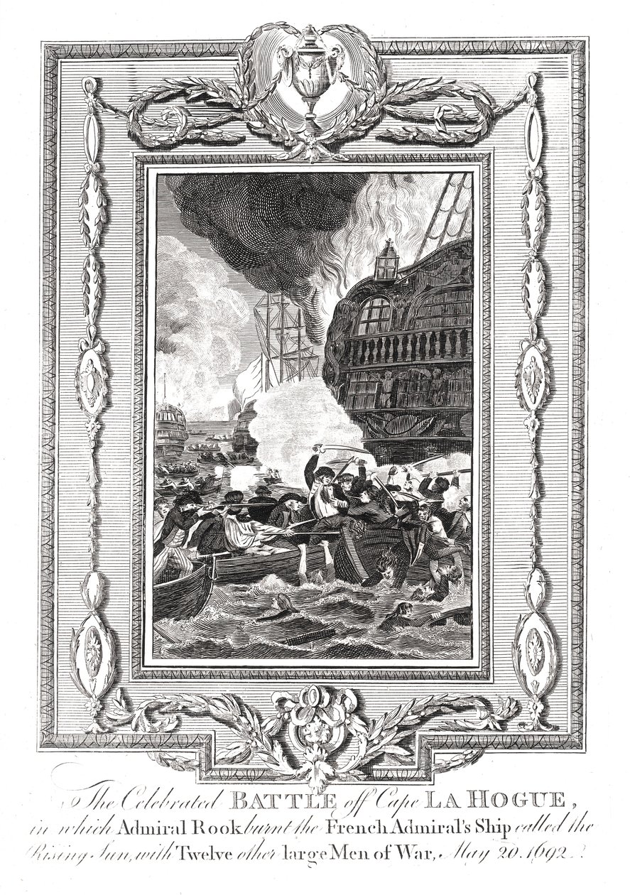 Csata a LaHogue-foknál, 1692 alkotó: Unbekannt