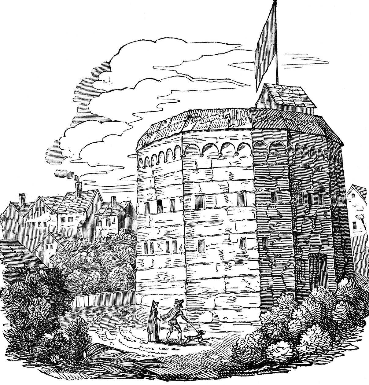 Medvekert, Southwark, London, 1574 alkotó: Unbekannt
