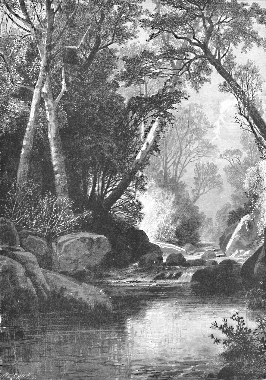 Bear River, Bethel közelében, Maine államban, 1883 alkotó: Unbekannt