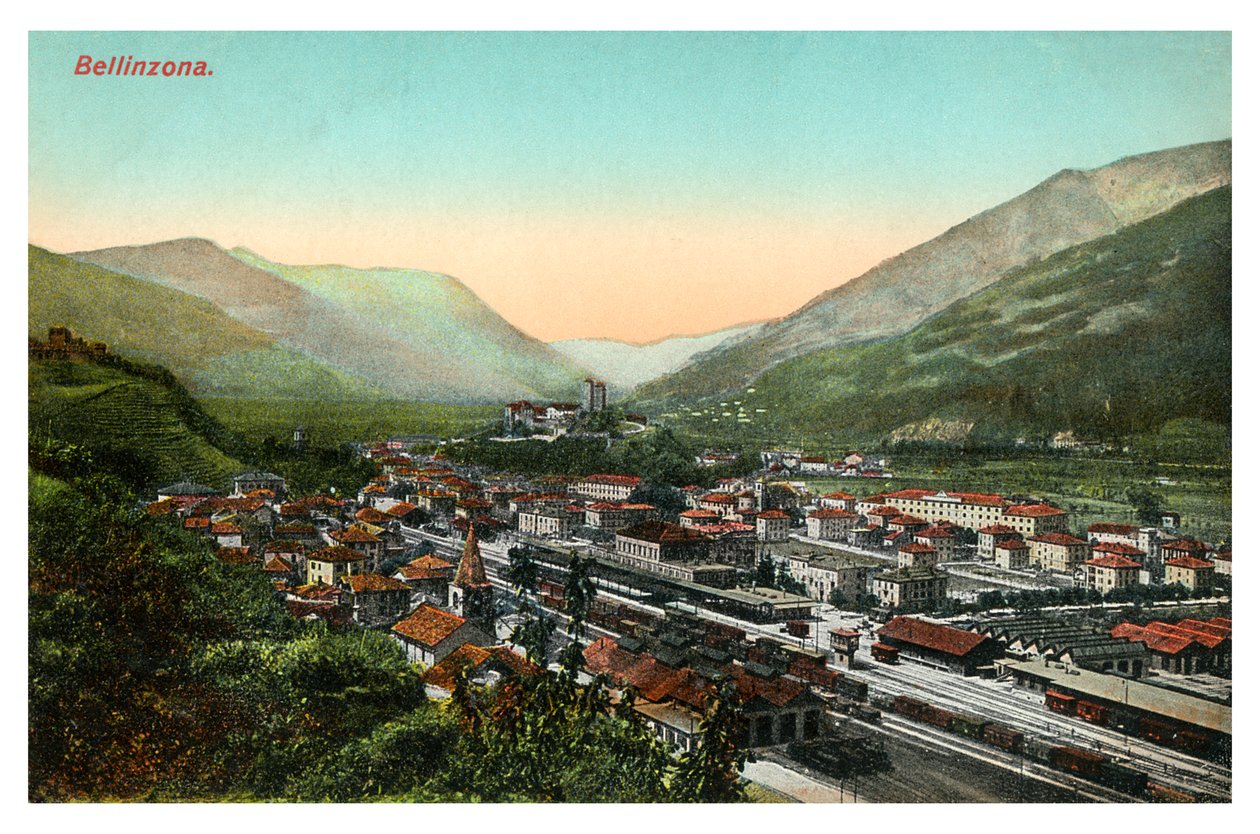Bellinzona, Svájc, XX. század eleje alkotó: Unbekannt