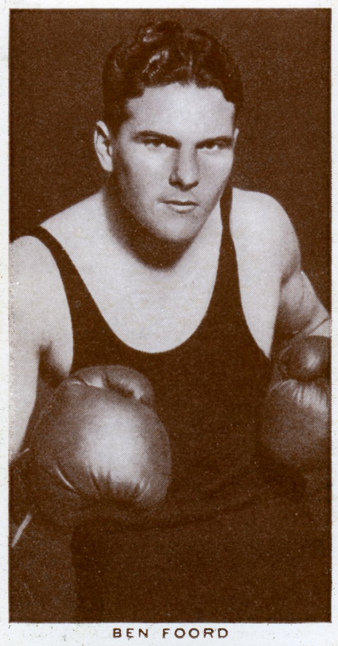 Ben Foord, dél-afrikai ökölvívó, 1938 alkotó: Unbekannt