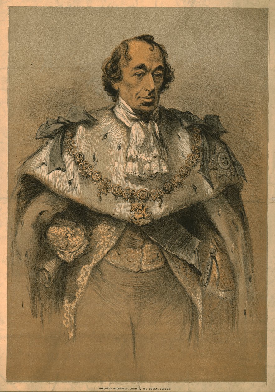Benjamin Disraeli, 1870. alkotó: Unbekannt