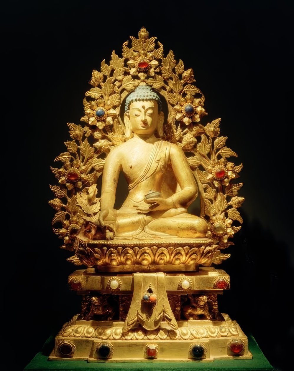 Bhaisajyaguru-Vaiduryaprabharaja / Skulptur, 18. Jhdt. alkotó: Unbekannt