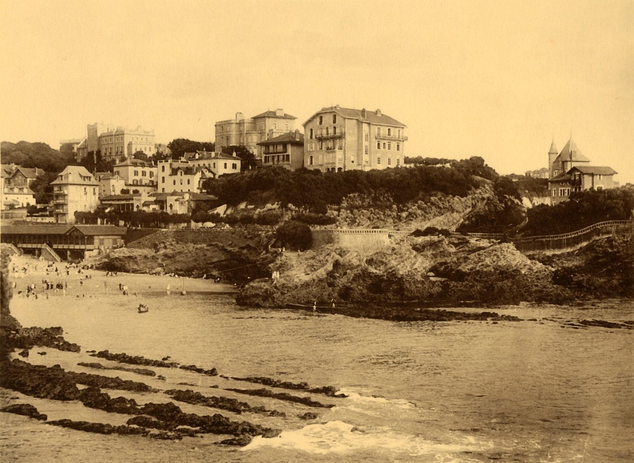 Biarritz – A régi kikötő, 1930. alkotó: Unbekannt