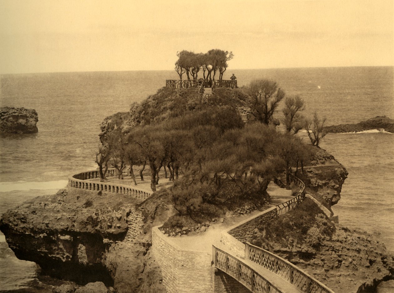 Biarritz - Basta sziklája, 1930. alkotó: Unbekannt