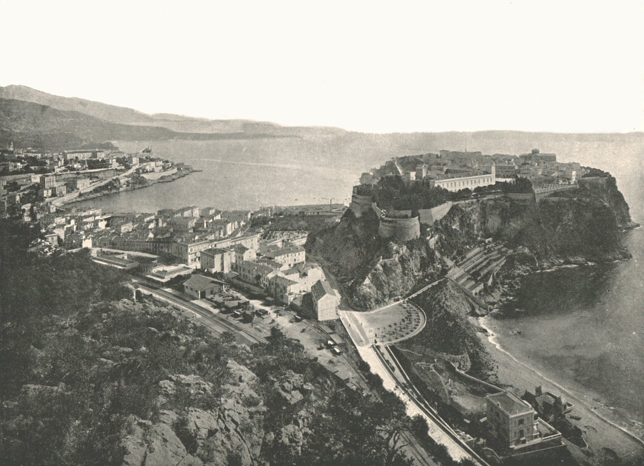 Madártávlat, Monte Carlo, Monaco, 1895. alkotó: Unbekannt
