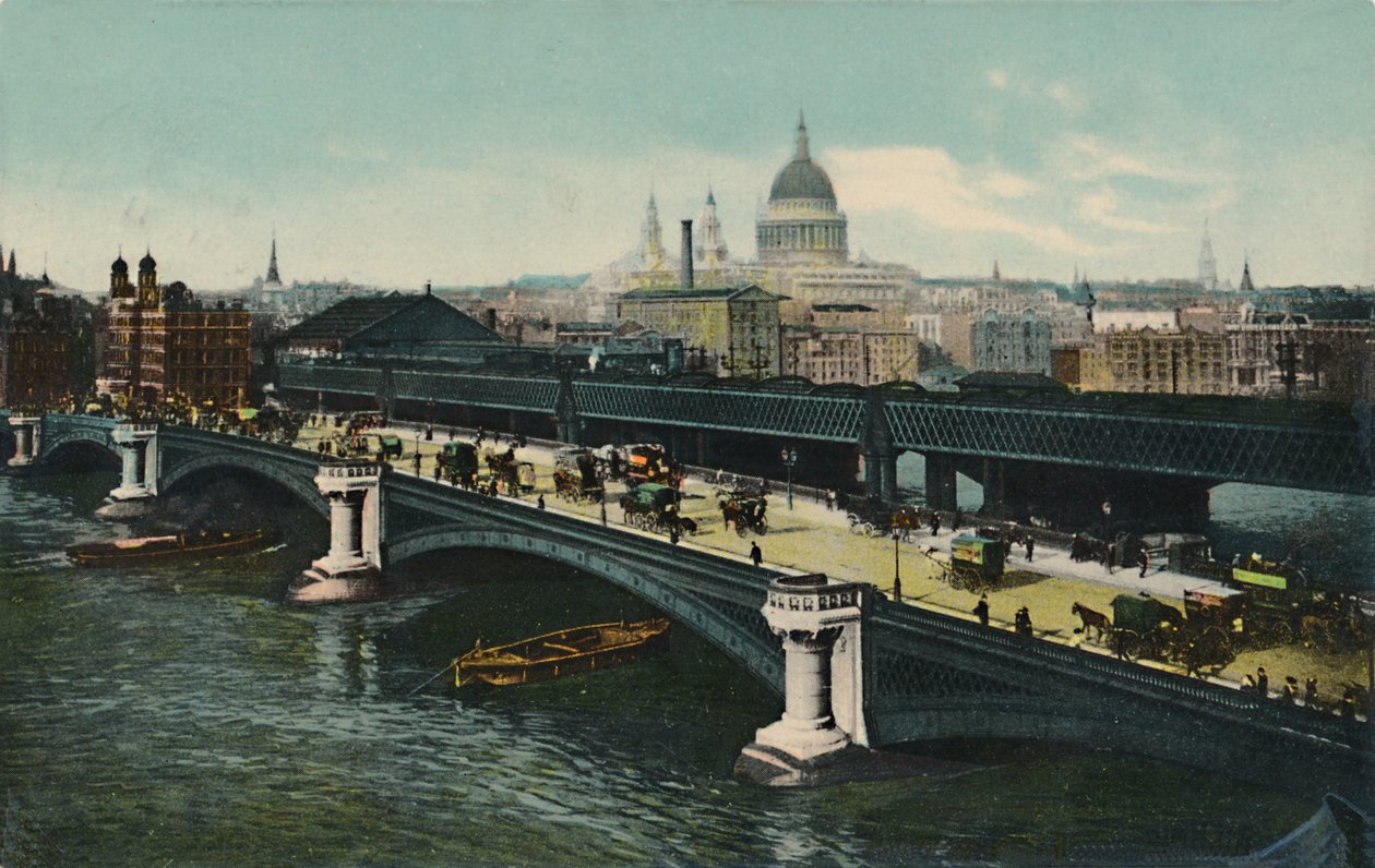 Blackfriars Bridge, London, 1911. alkotó: Unbekannt
