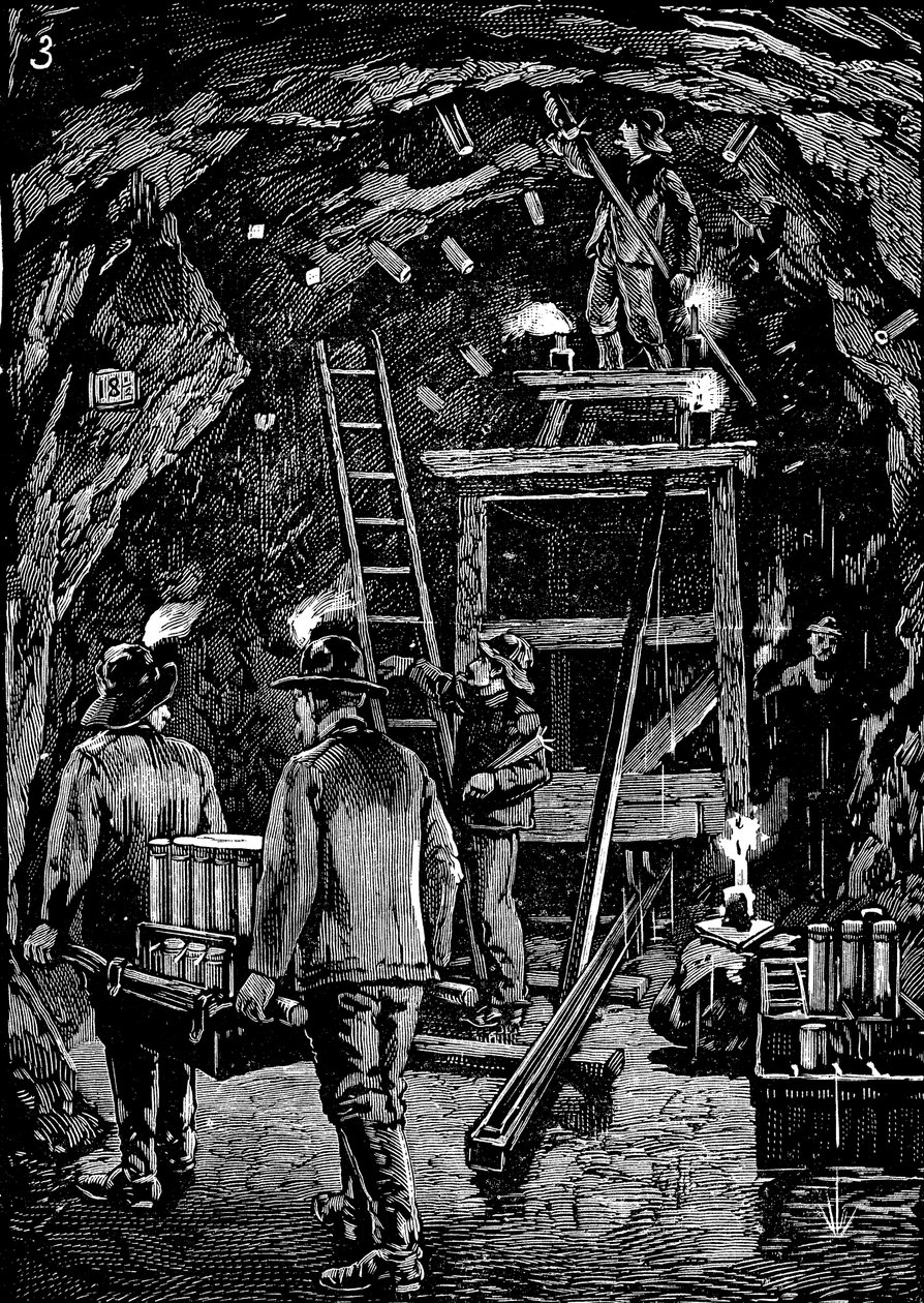 A Flood Rock felrobbantása, 1885 alkotó: Unbekannt
