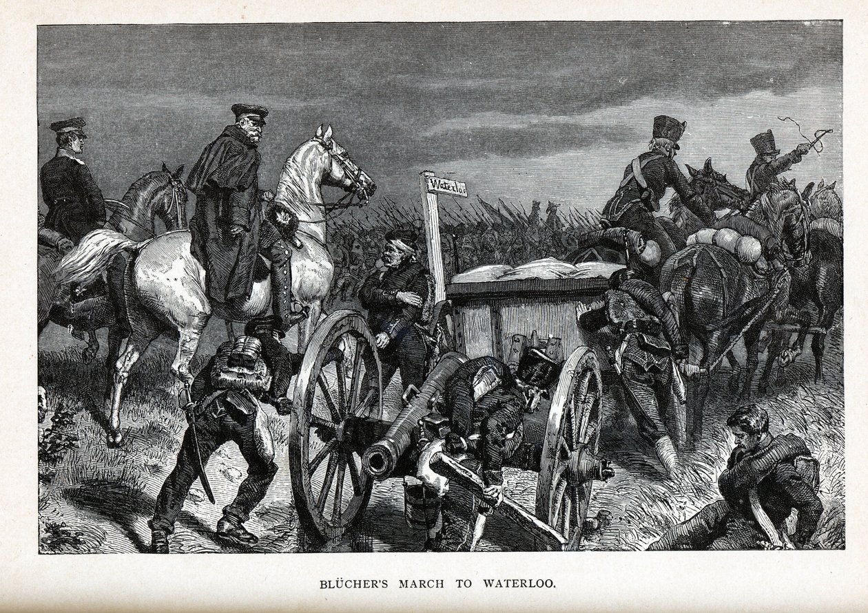 Blüchers-láptól Waterloo-ig, 1882 alkotó: Unbekannt