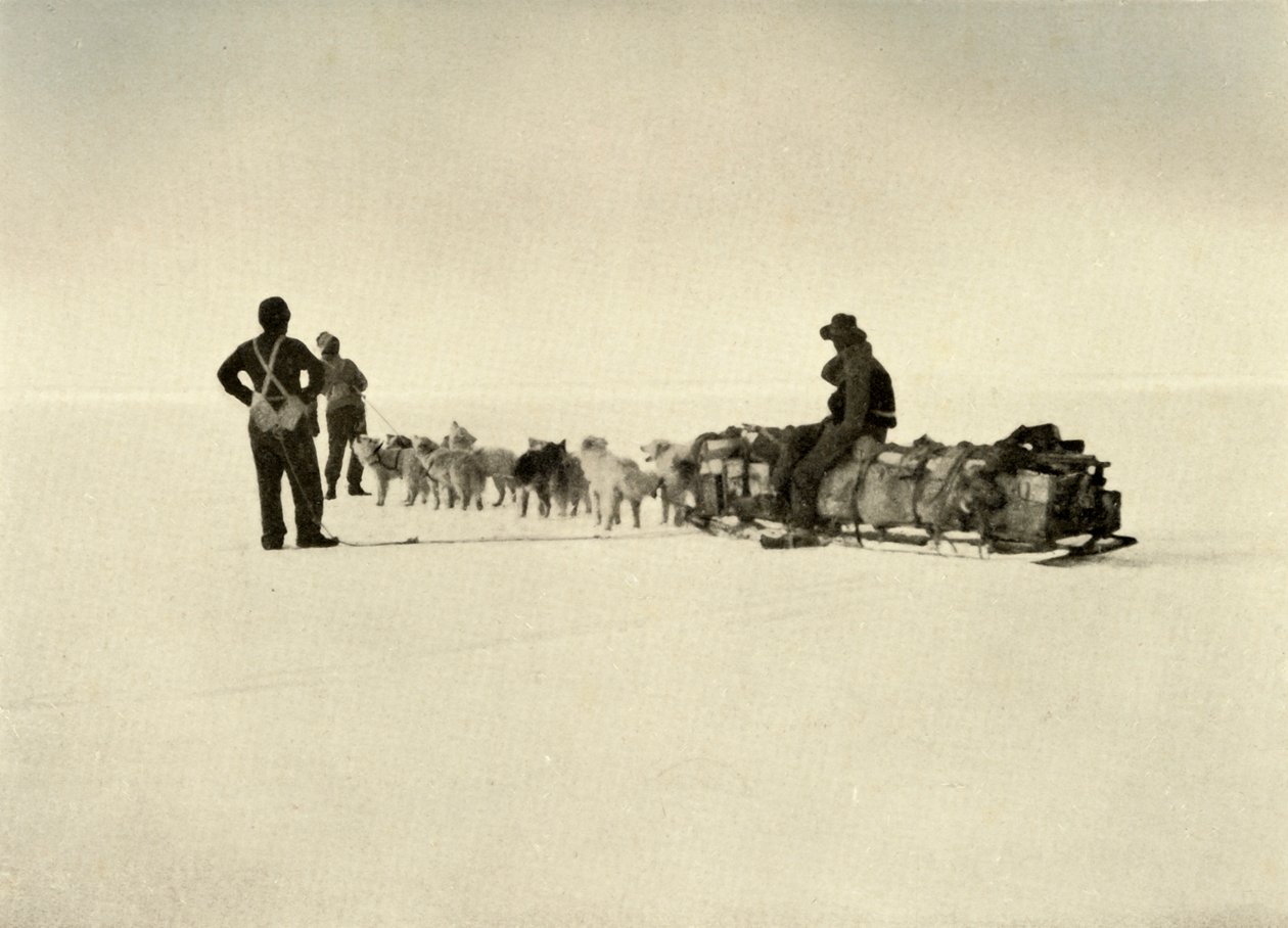 Bluff Depot Party on the Barrier, c1908, 1909. alkotó: Unbekannt