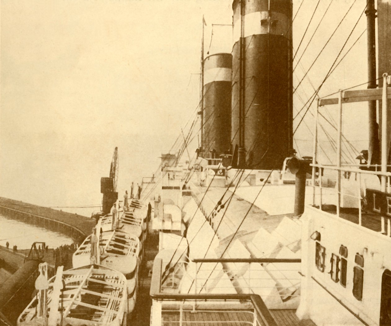 A Leviatán csónakfedélzete., 1930. alkotó: Unbekannt