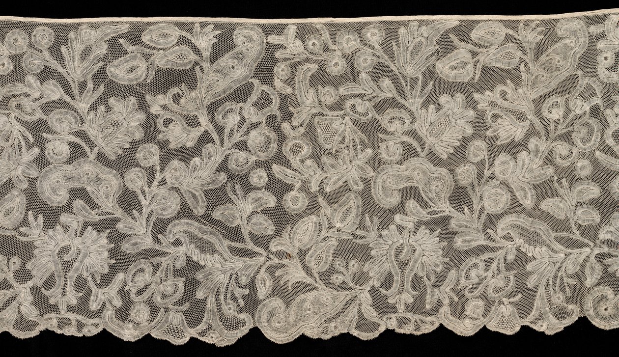 Bobbin Lace Flounce, 18. század. alkotó: Unbekannt