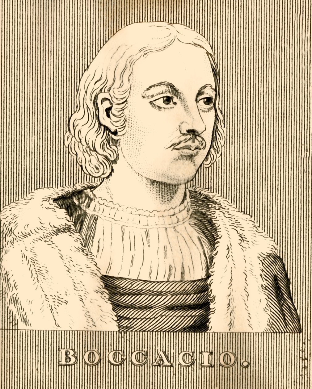 Boccaccio, 1313-1375, 1830. alkotó: Unbekannt