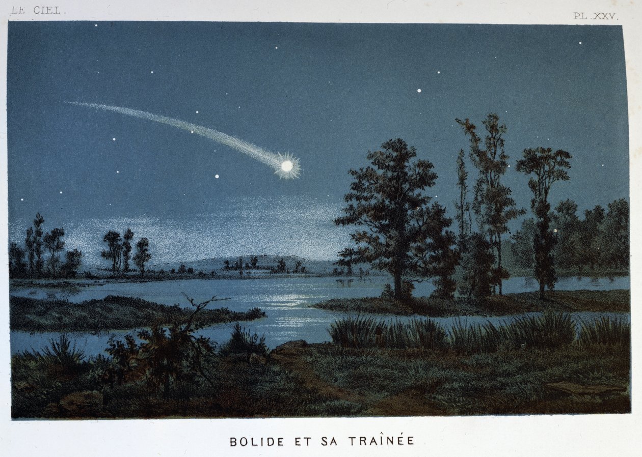 Bolide és vonata, 1870 alkotó: Unbekannt