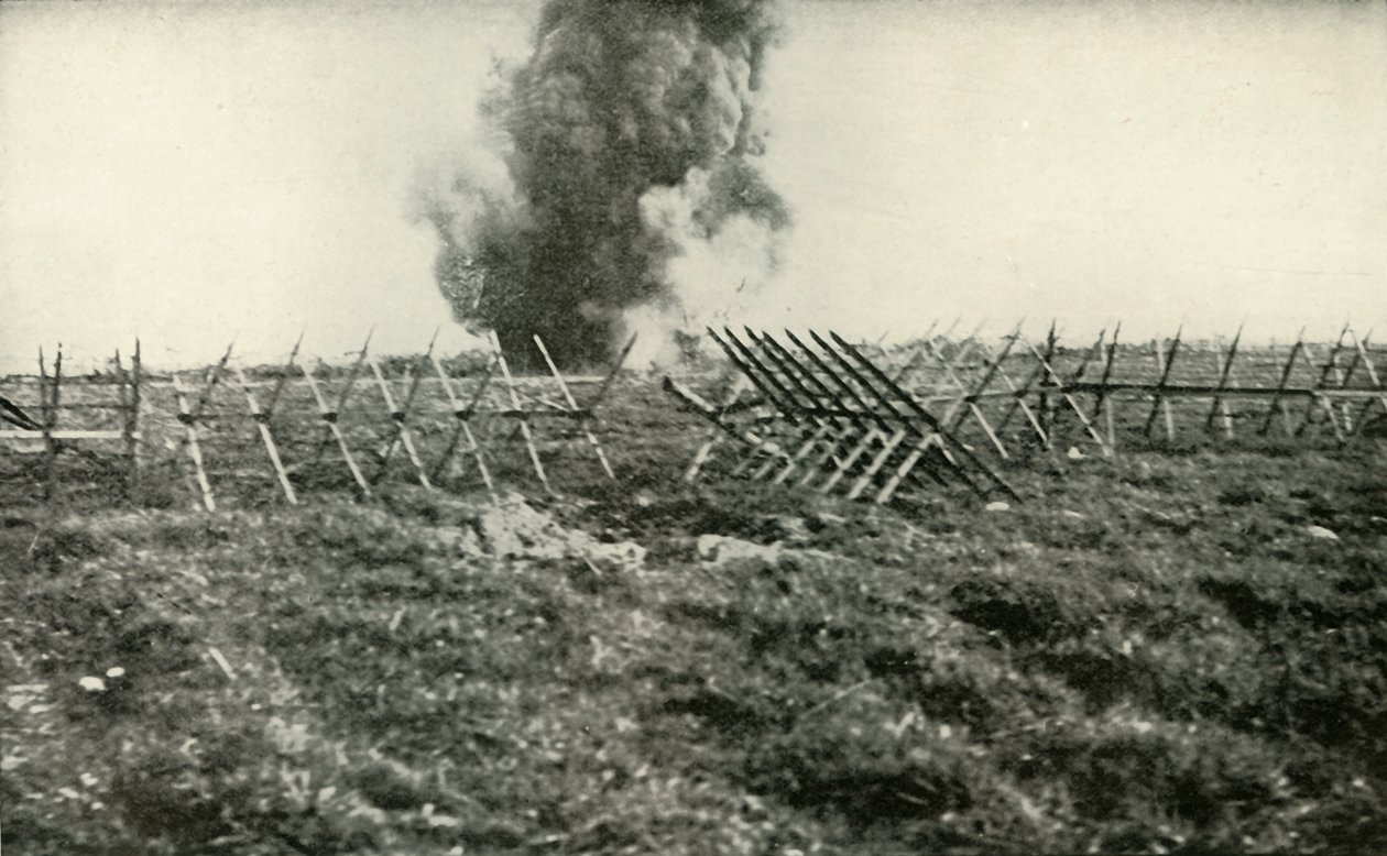 A német árkok bombázása, 1919. alkotó: Unbekannt