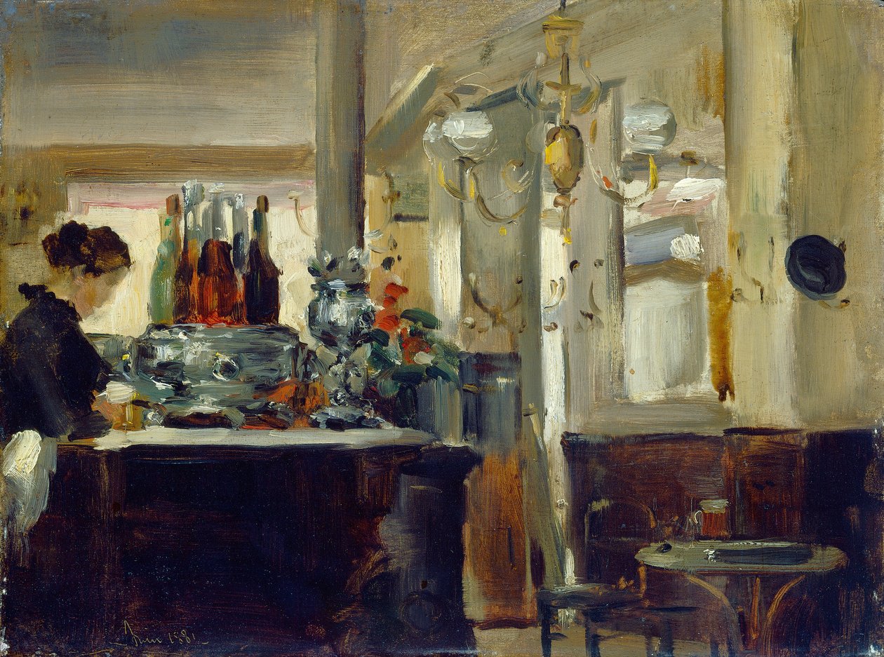 Good Bock Cafe, 1881. alkotó: Unbekannt