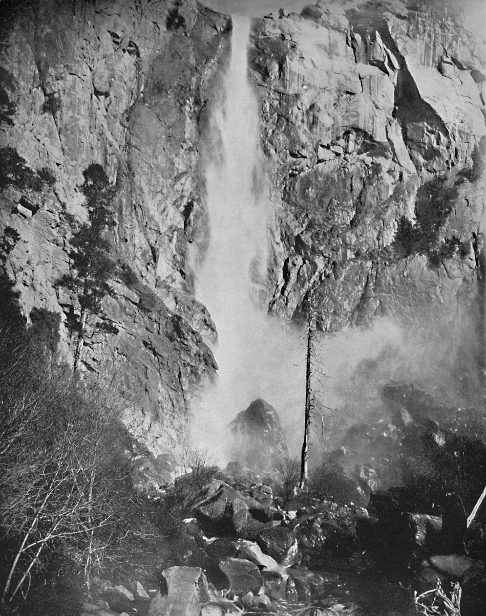 Bridal Veil Fall, Yosemite, Cal., 1897. alkotó: Unbekannt