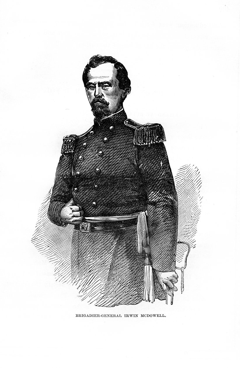 Irvin McDowell dandártábornok, amerikai katonatiszt, 1872 alkotó: Unbekannt