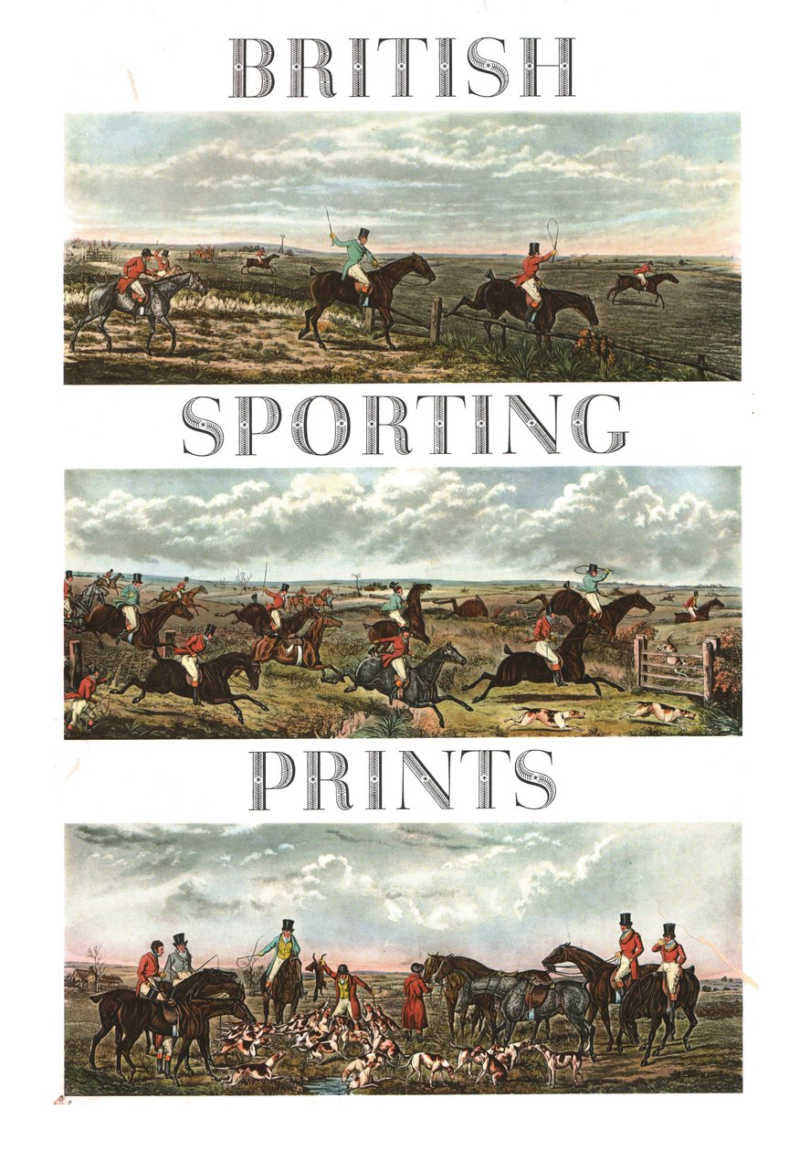 British Sporting Prints, 1955. alkotó: Unbekannt