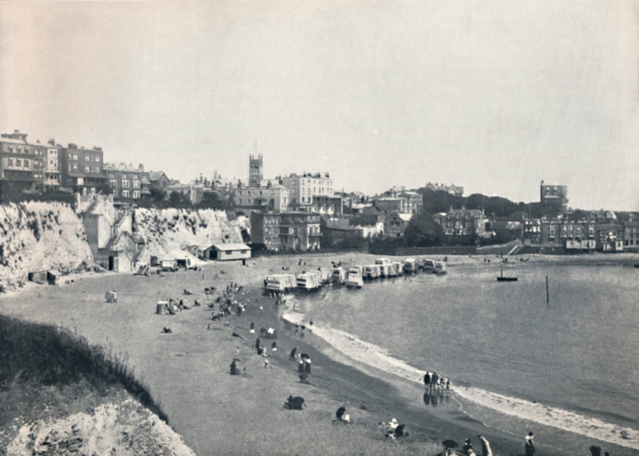 Broadstairs – Általános kilátás a sziklákról, 1895 alkotó: Unbekannt