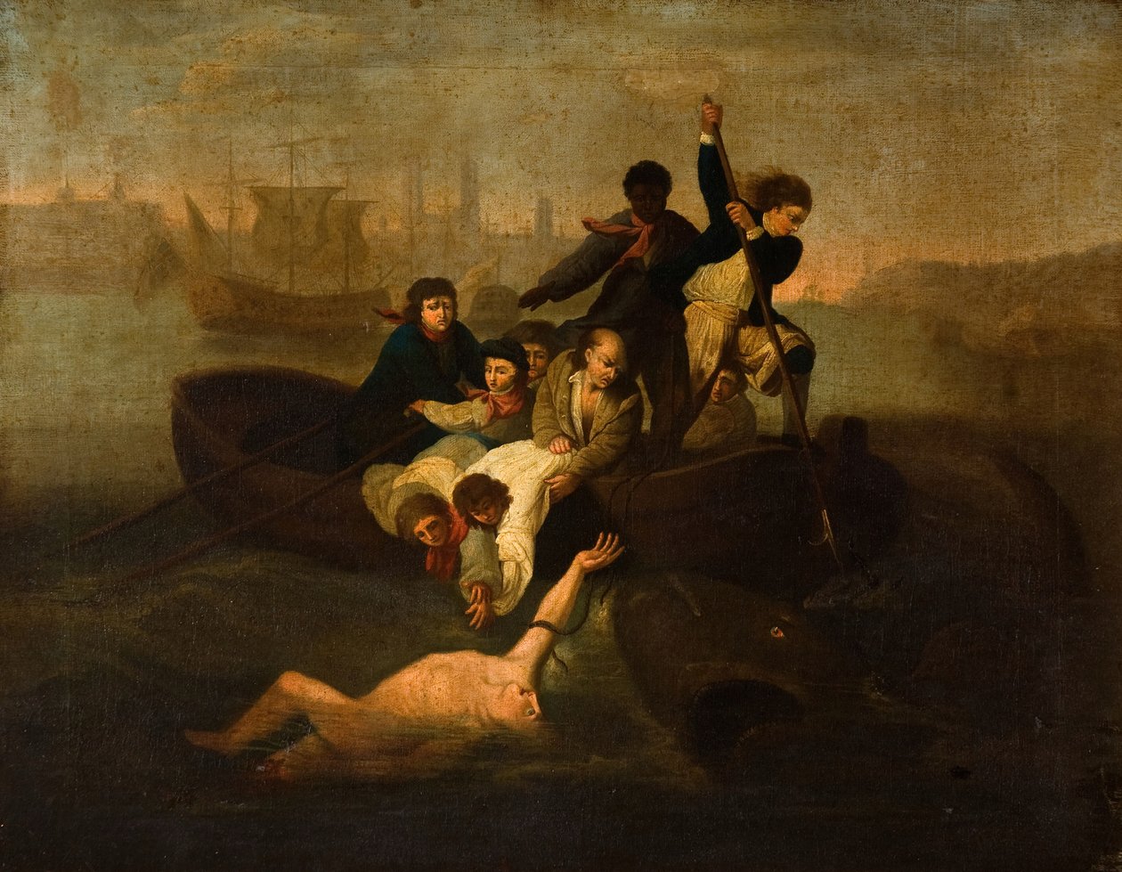 Brook Watson és a cápa, 1800-1900. alkotó: Unbekannt