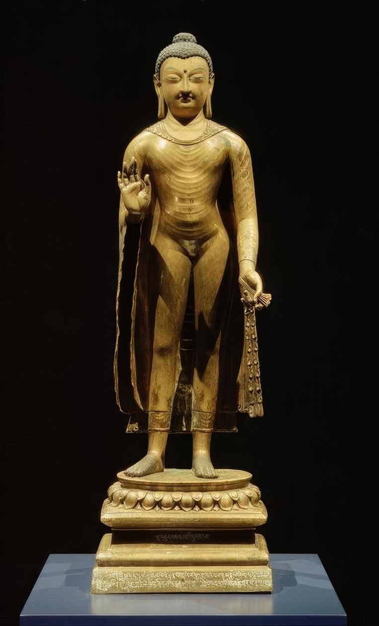 Buddha Sakyamuni / szobor, 7. század alkotó: Unbekannt