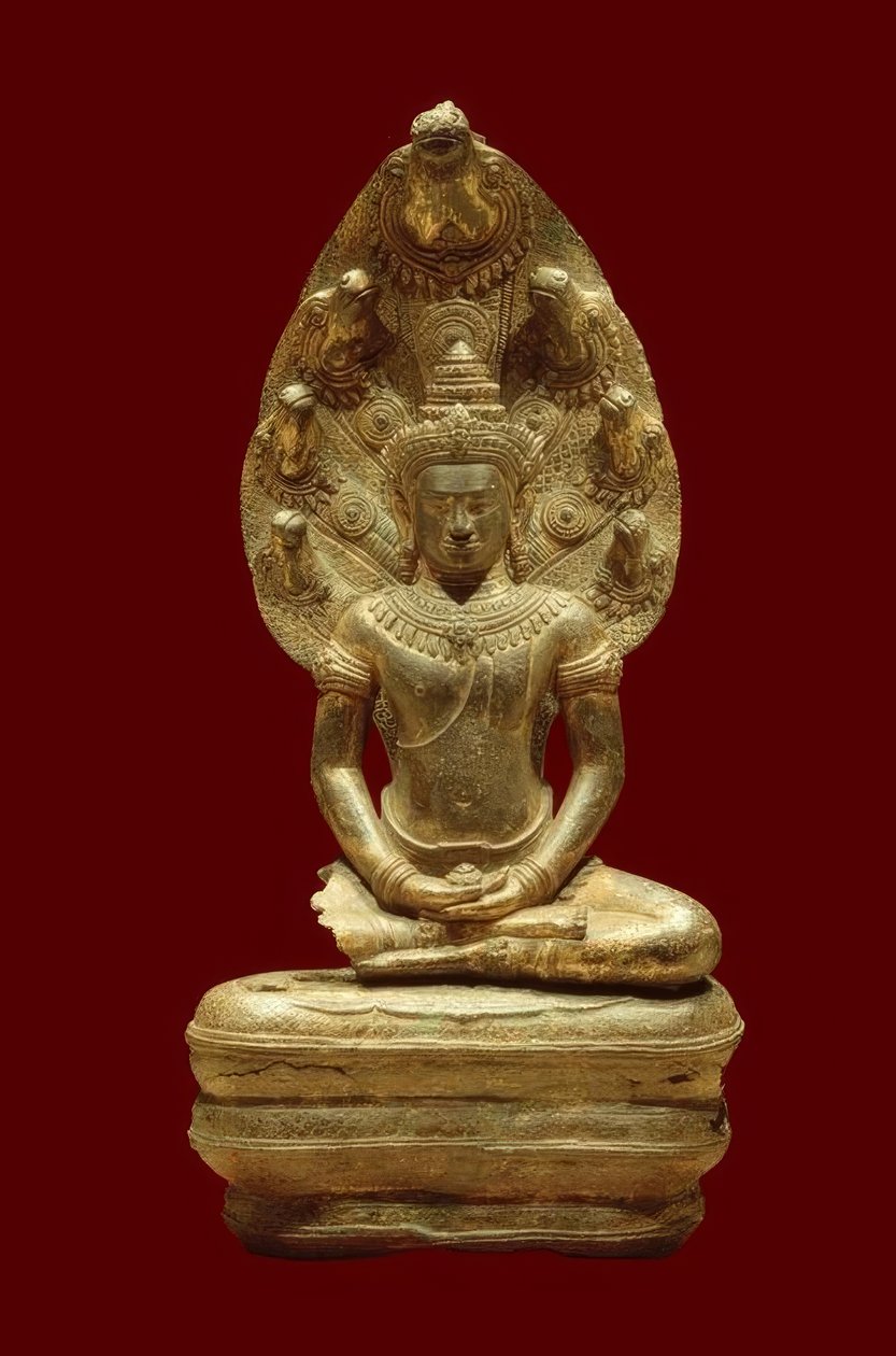 Buddhát Naga védi alkotó: Unbekannt