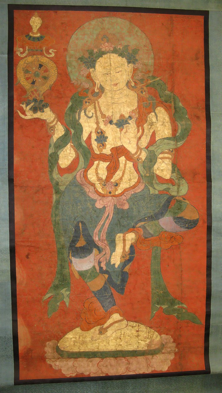 Buddhista kísérő, esetleg dakini, 18. század vége. alkotó: Unbekannt