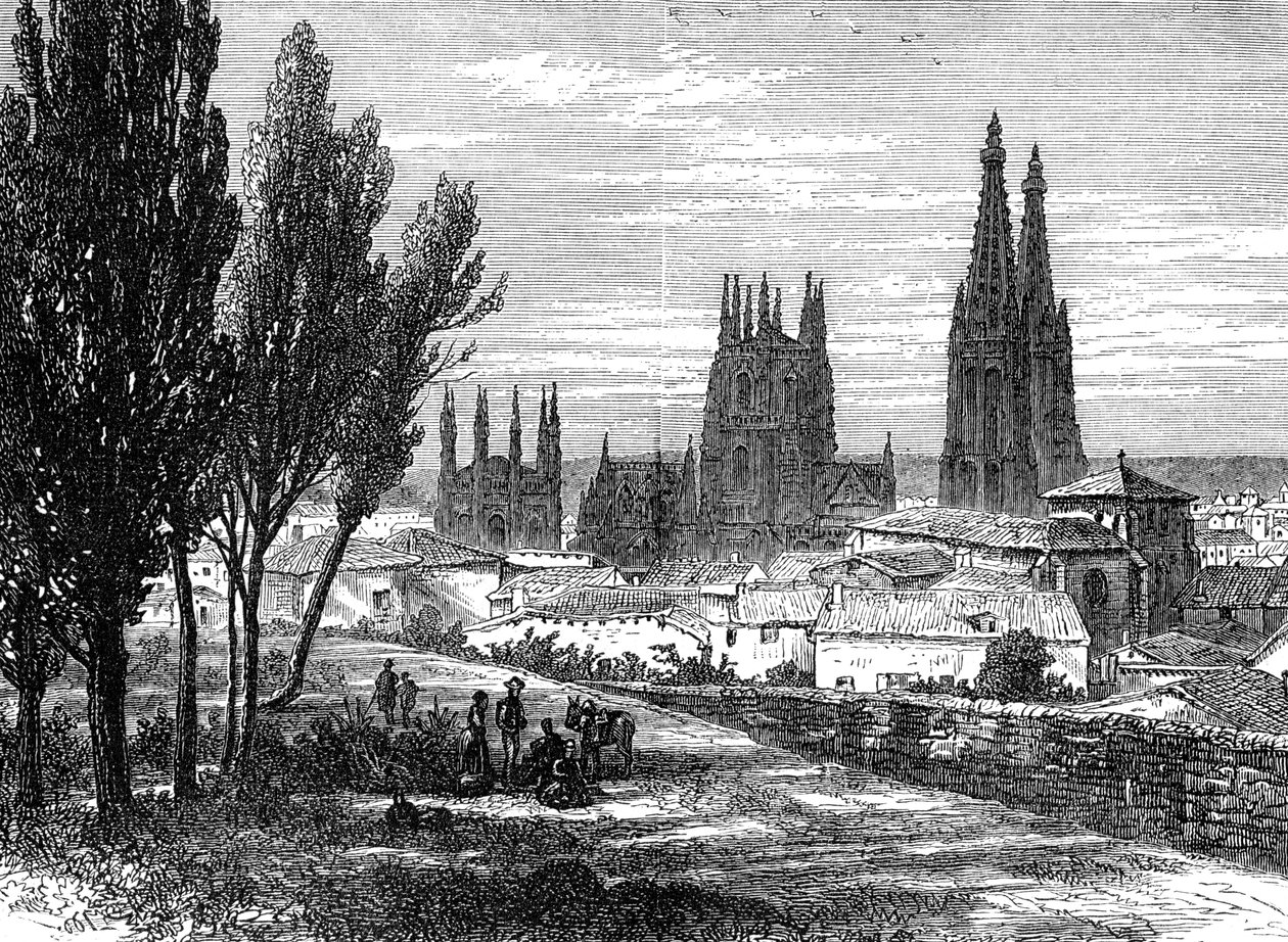 Burgos, Spanyolország, 19. század alkotó: Unbekannt