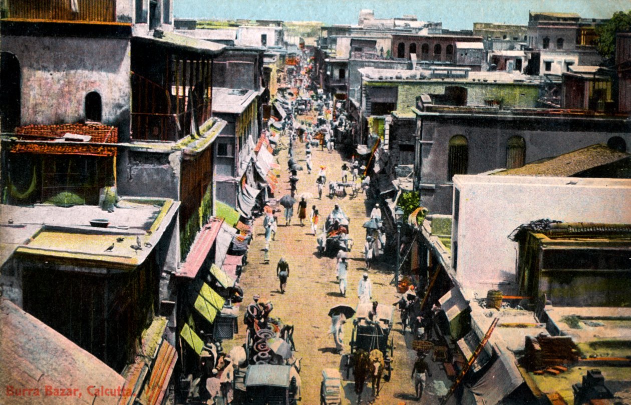 Burra Bazar, Kalkutta, India, XX. század eleje alkotó: Unbekannt