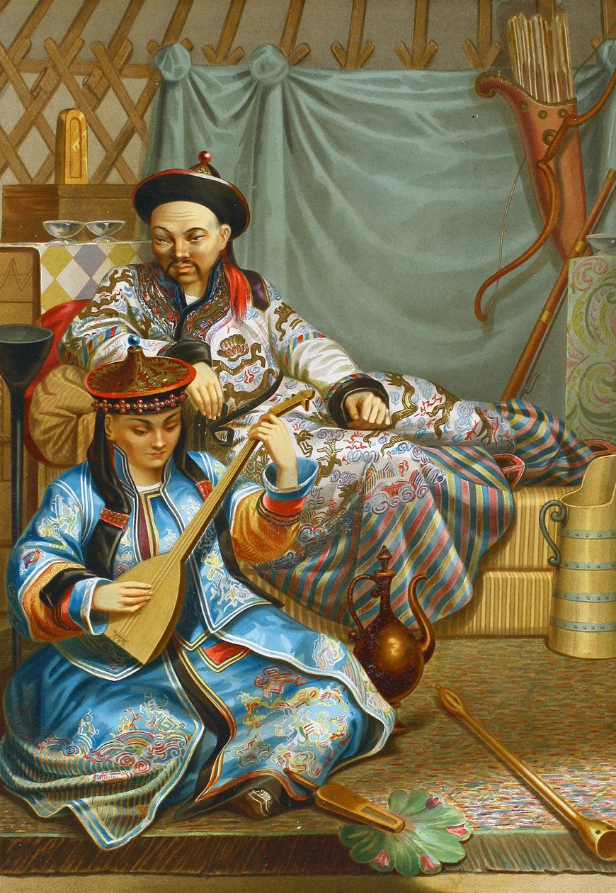 burjátok, 1862. alkotó: Unbekannt