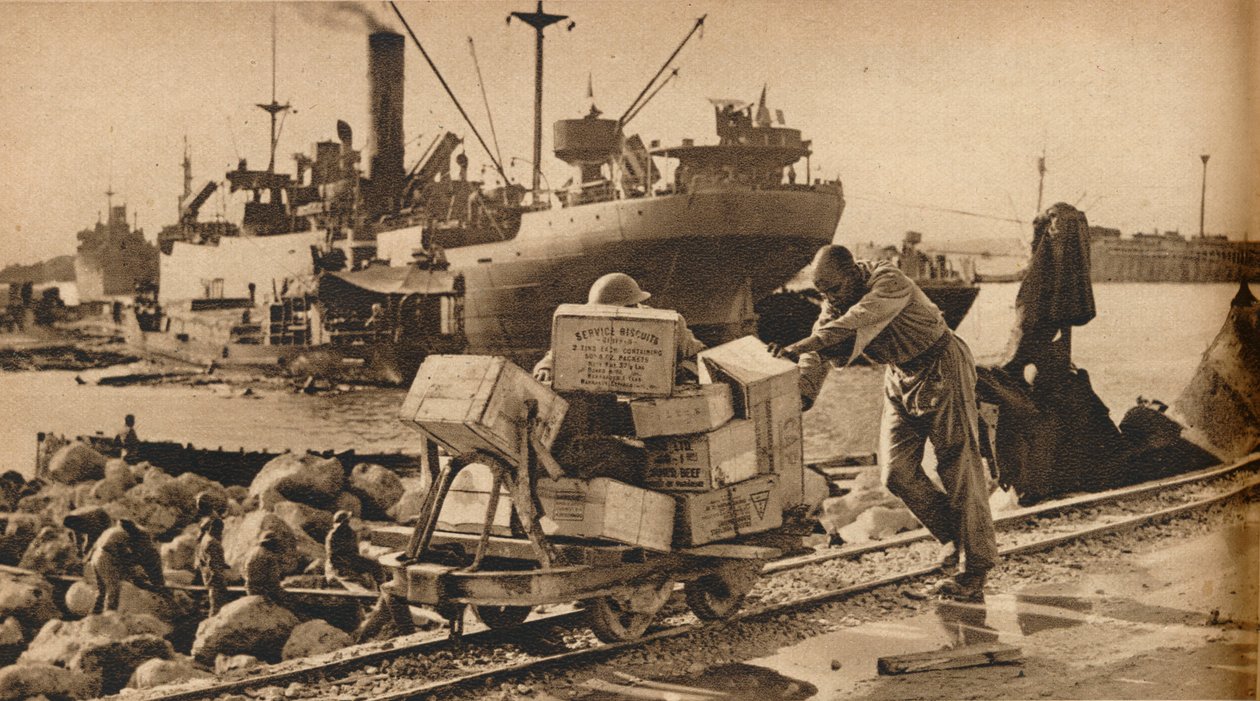 Mozgalmas jelenetek Bengáziban, 1943 alkotó: Unbekannt