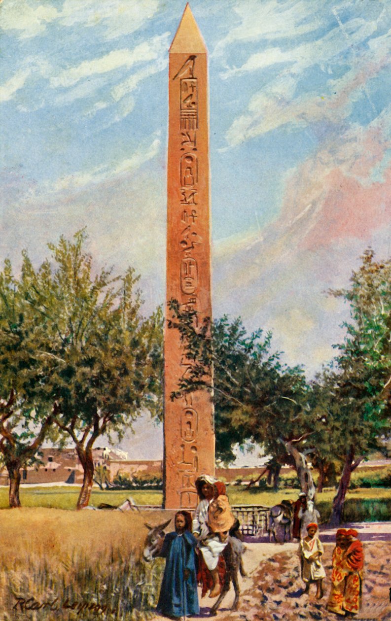 Kairó: Eliopolis obeliszkje, 1918-c1939. alkotó: Unbekannt
