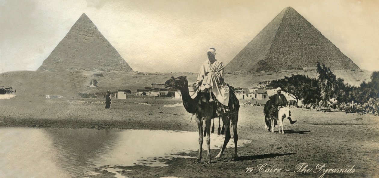 Kairó: A piramisok, c1918-c1939. alkotó: Unbekannt