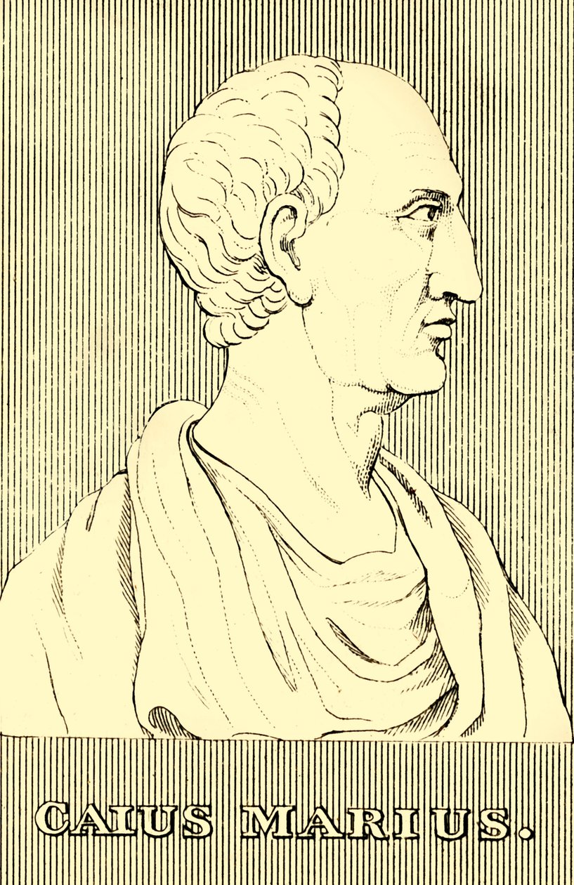 Caius Marius, ie 157– ie 86, 1830. alkotó: Unbekannt