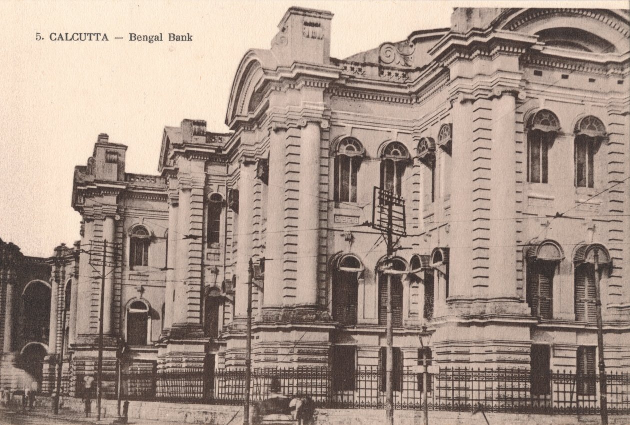Kalkutta - Bengal Bank, c1900 alkotó: Unbekannt