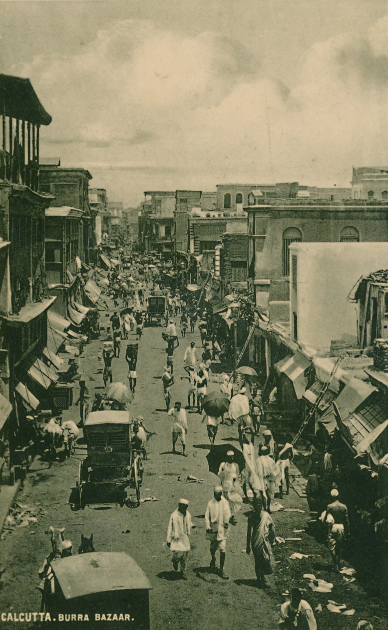 Calcutta. Burra Bazár, 1910. alkotó: Unbekannt