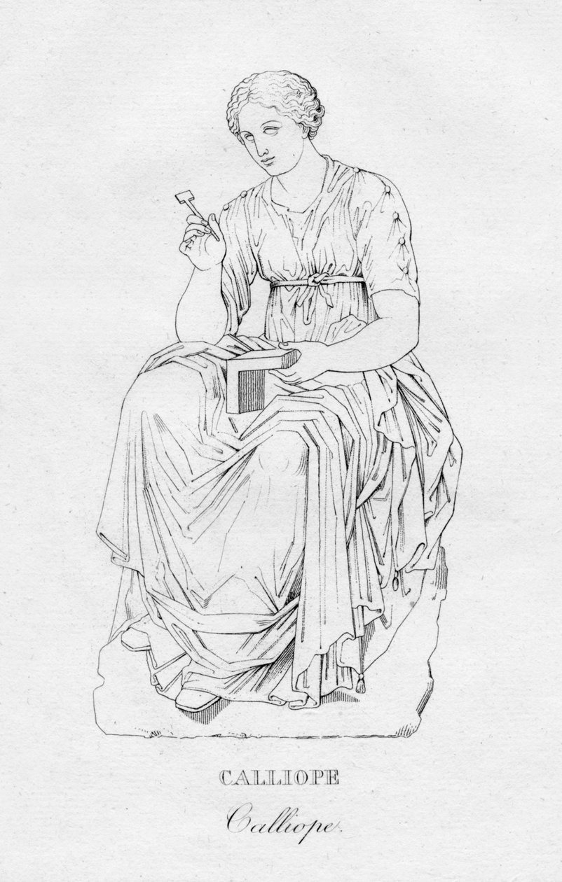 Calliope, c1850 alkotó: Unbekannt