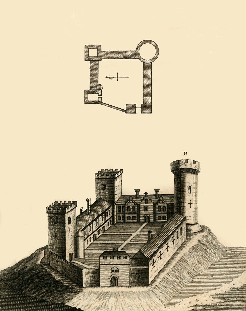Cambridge-i kastély, 1783. alkotó: Unbekannt
