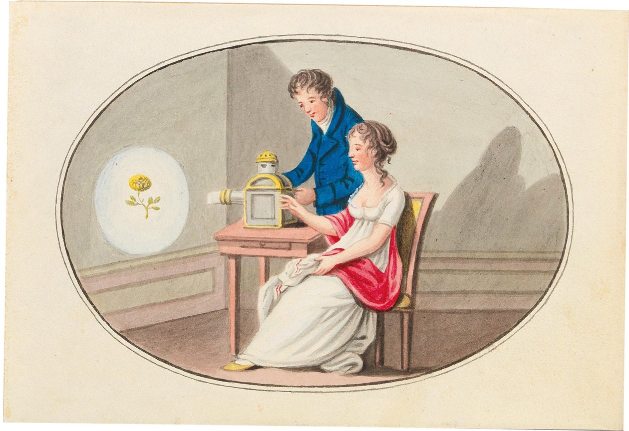 Camera obscura, c. 1830. alkotó: Unbekannt