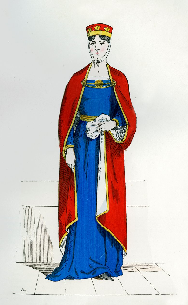 Capetian nemesasszony, c1180-1190 1882-1884 alkotó: Unbekannt